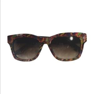 Valentino Butterfly Wayfarer Style Sunglasses